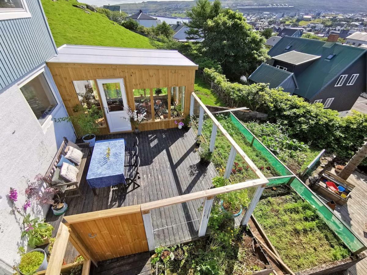 A Green Pearl In The Heart Of Tórshavn Exterior foto